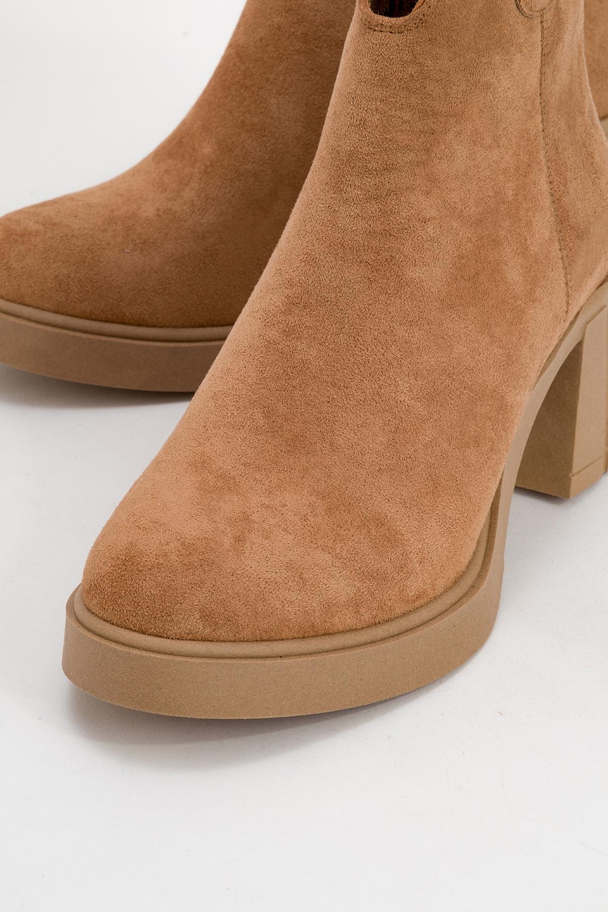 Mier - Cognac Suede Boot (Women) - Image 3