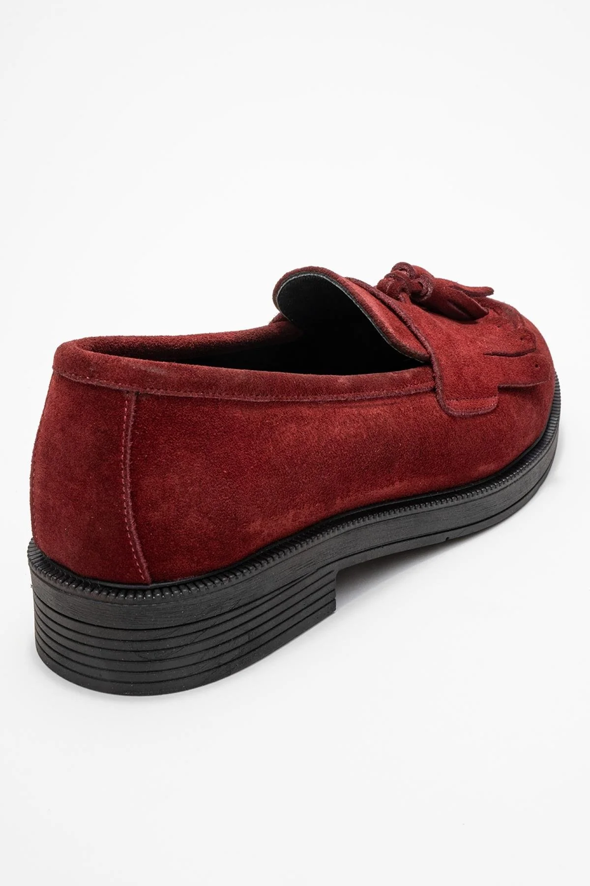 Milina - Burgundy Tassel Genuine Leather Loafer (Women) - Image 5