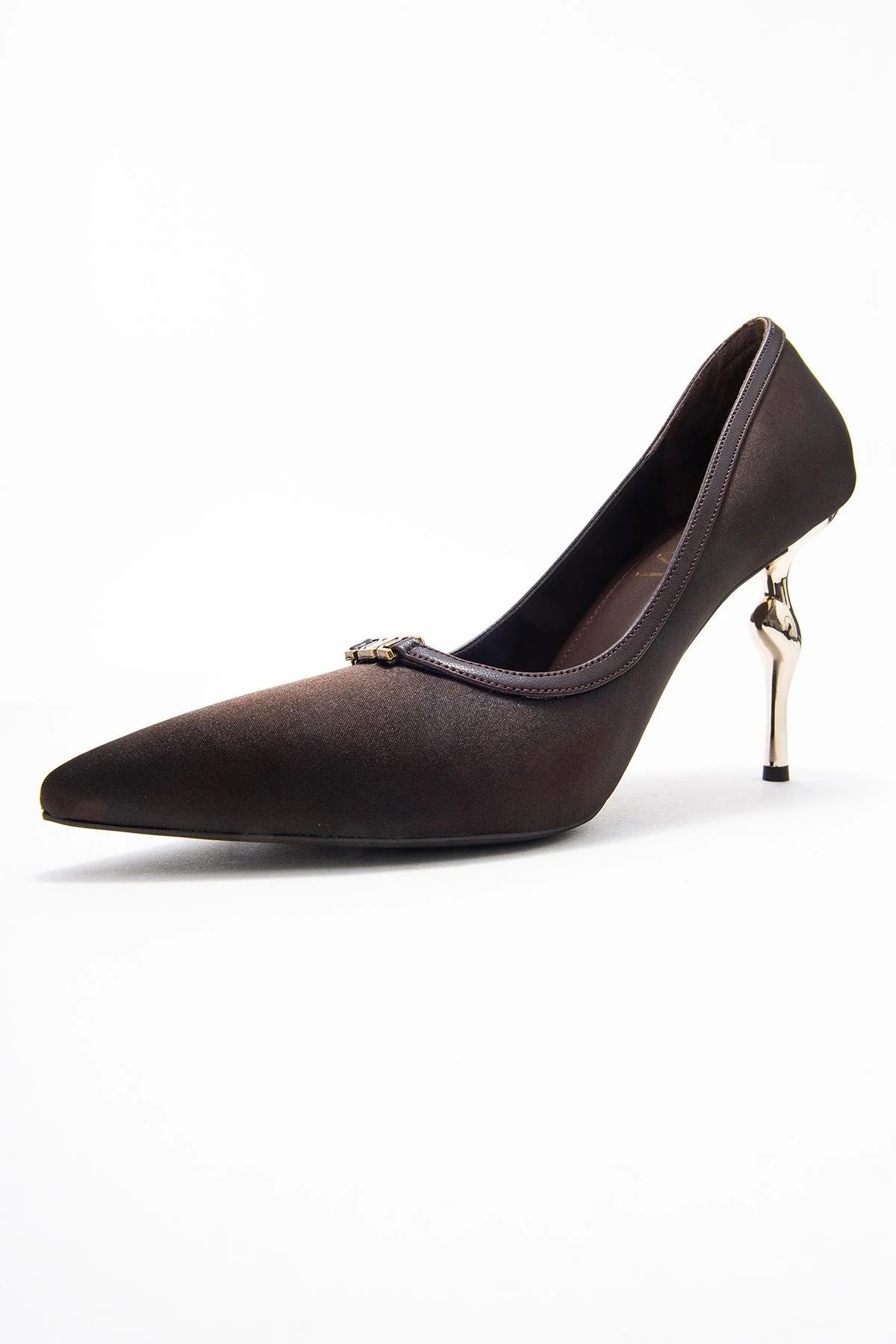 Milos - Brown Buckled Heeled Shoe (Women) - Image 4