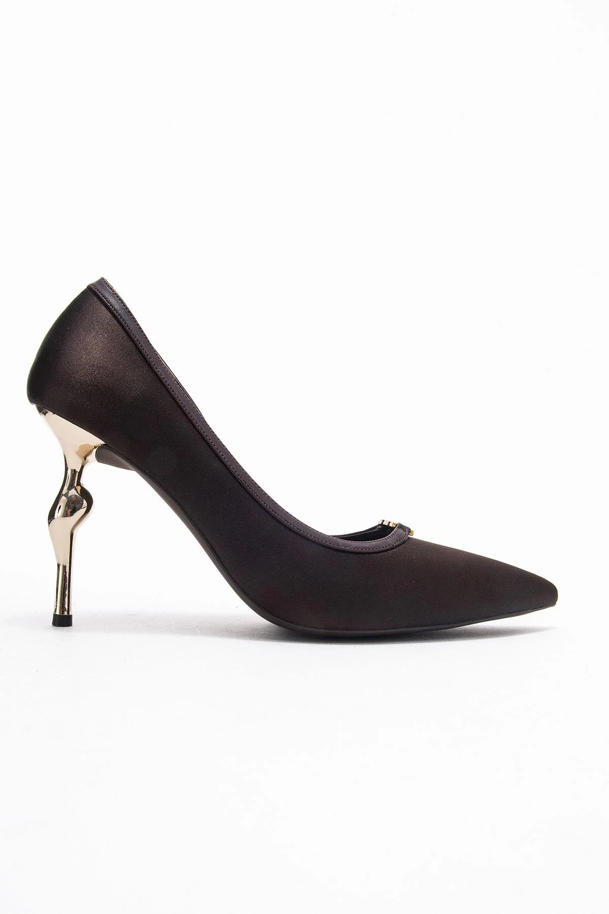 Milos - Brown Buckled Heeled Shoe (Women) - Image 6