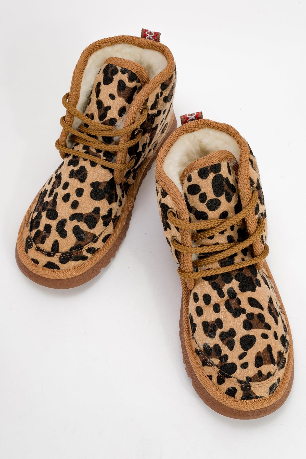 Mingo - Black And Yellow Patterned Lace-Up Sport Boot (Women) - Image 2