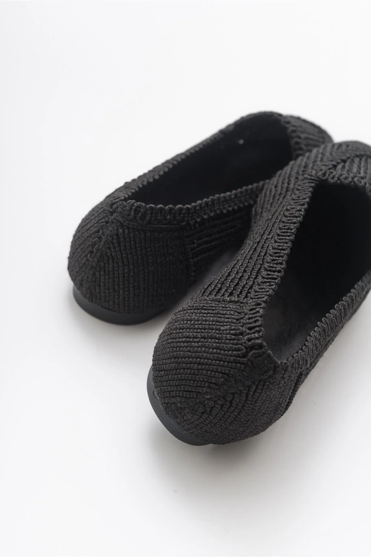 Mira Black Knit Ballet Flat (Women) - Image 5