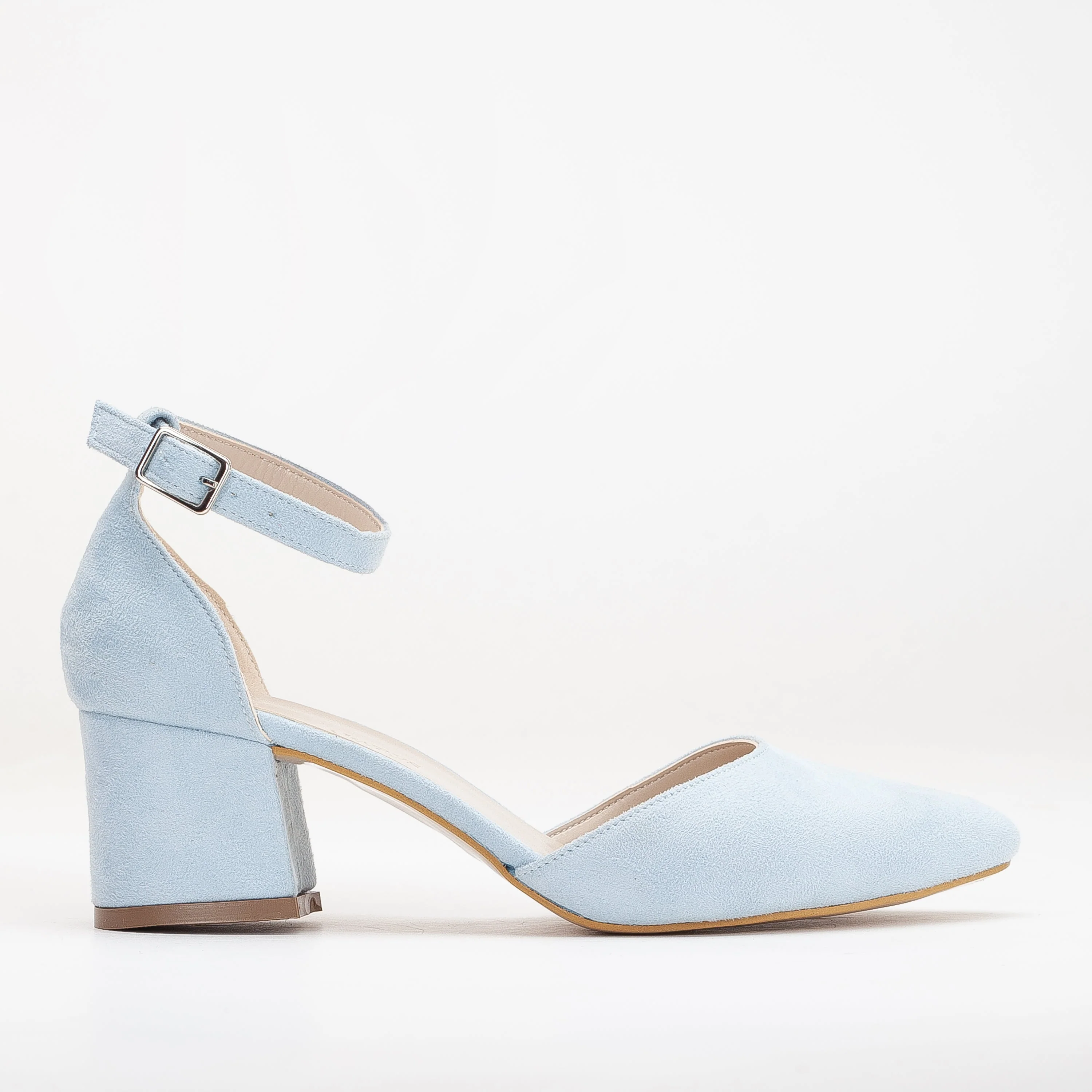 Miranda - Baby Blue Pumps with Pearls - Image 6
