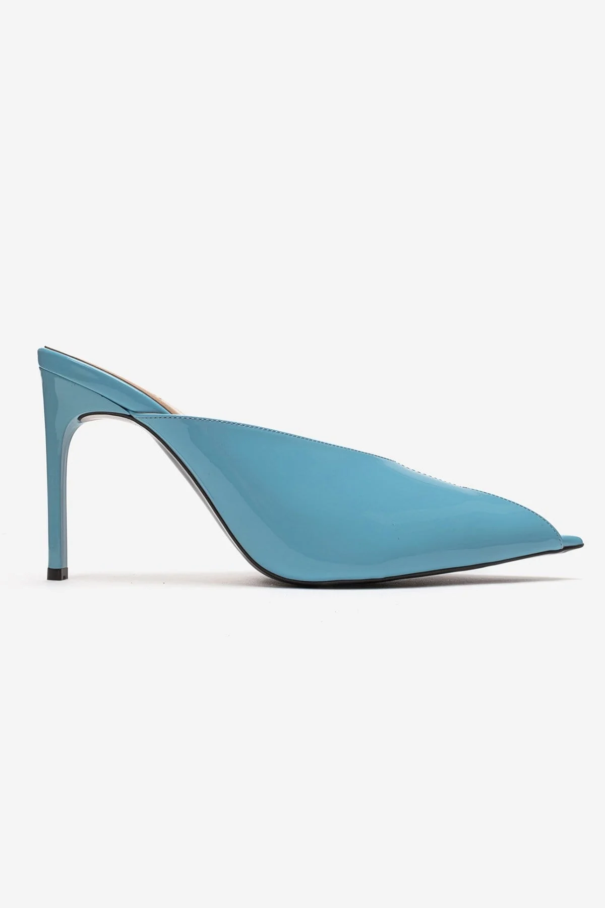 Mirena - Blue Genuine Leather Stiletto Mule (Women) - Image 4
