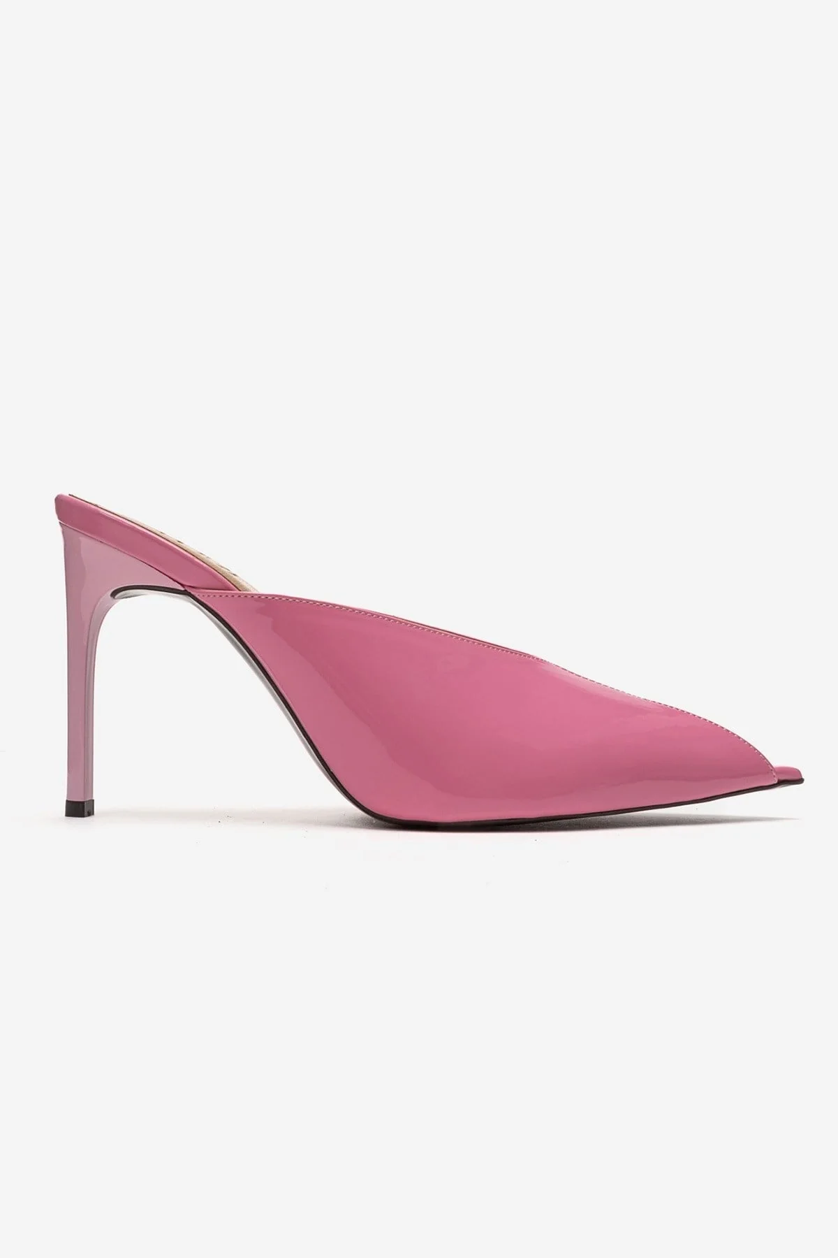 Mirena - Pink Genuine Leather Stiletto Mule (Women) - Image 4