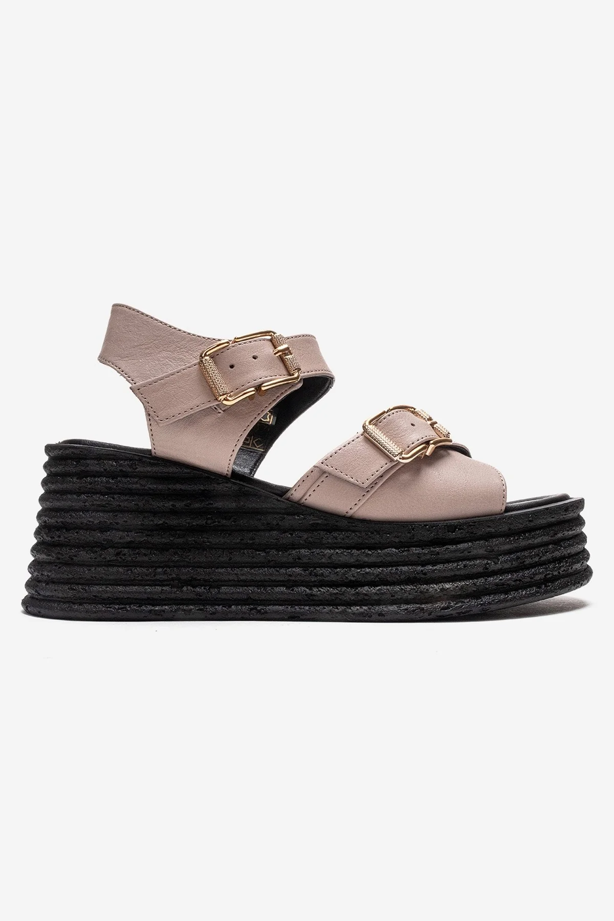 MIRETTE - Off-White Genuine Leather Platform Sandal (Women) - Image 4