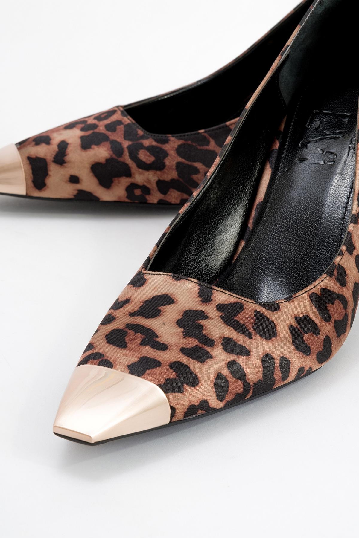 Moanda - Black/Yellow Patterned Stiletto Pump (Women) - Image 3