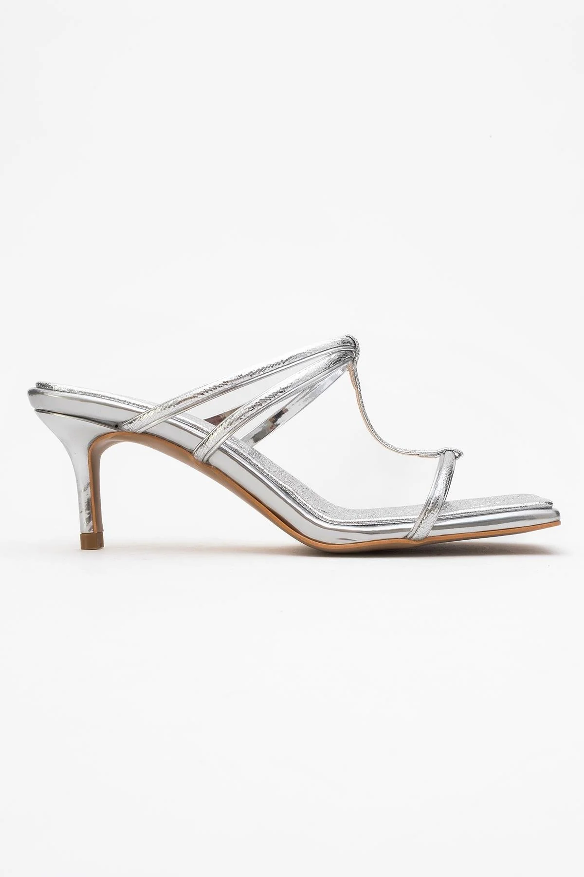 Mocha White Square‑Toe Thin‑Strap Heel Sandal (Women) - Image 6