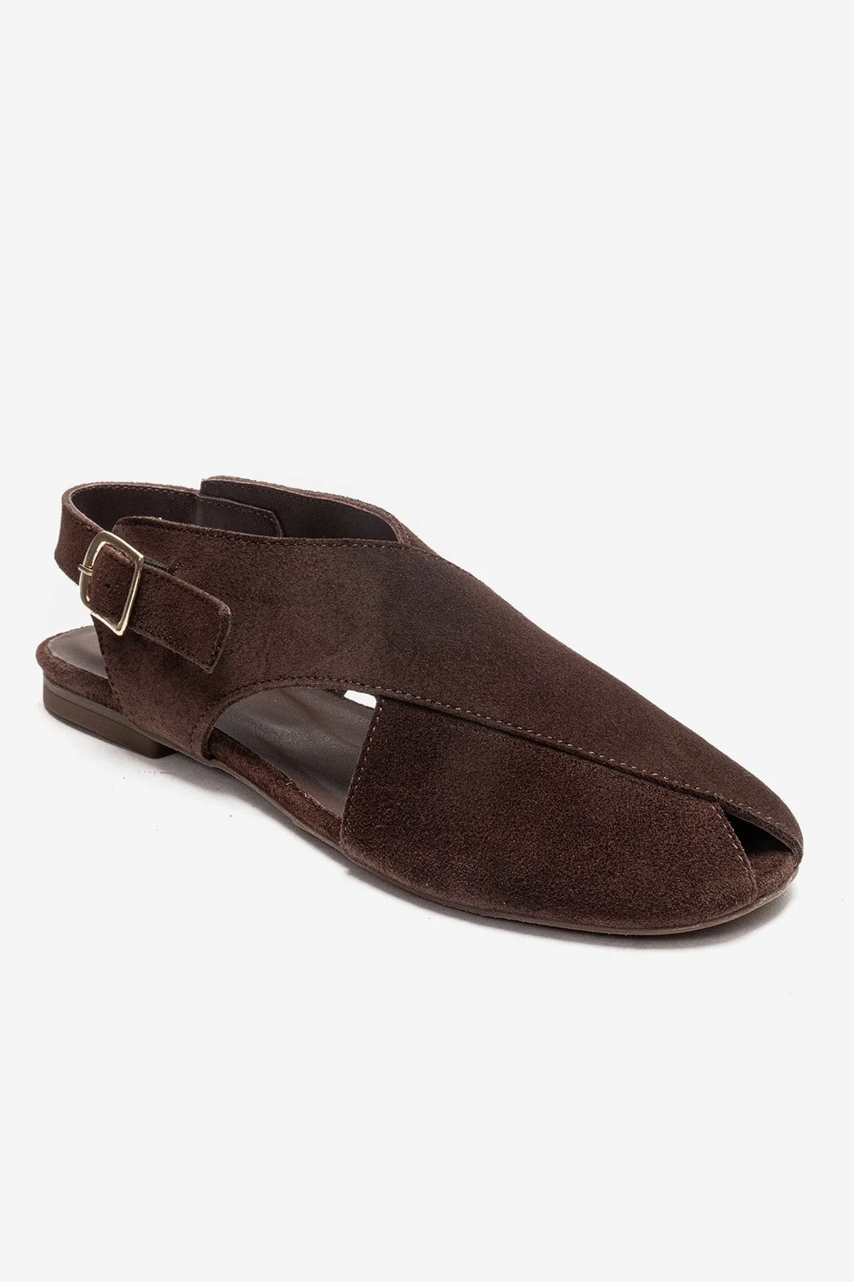 Monaro - Brown Genuine Leather Sandal (Women) - Image 3
