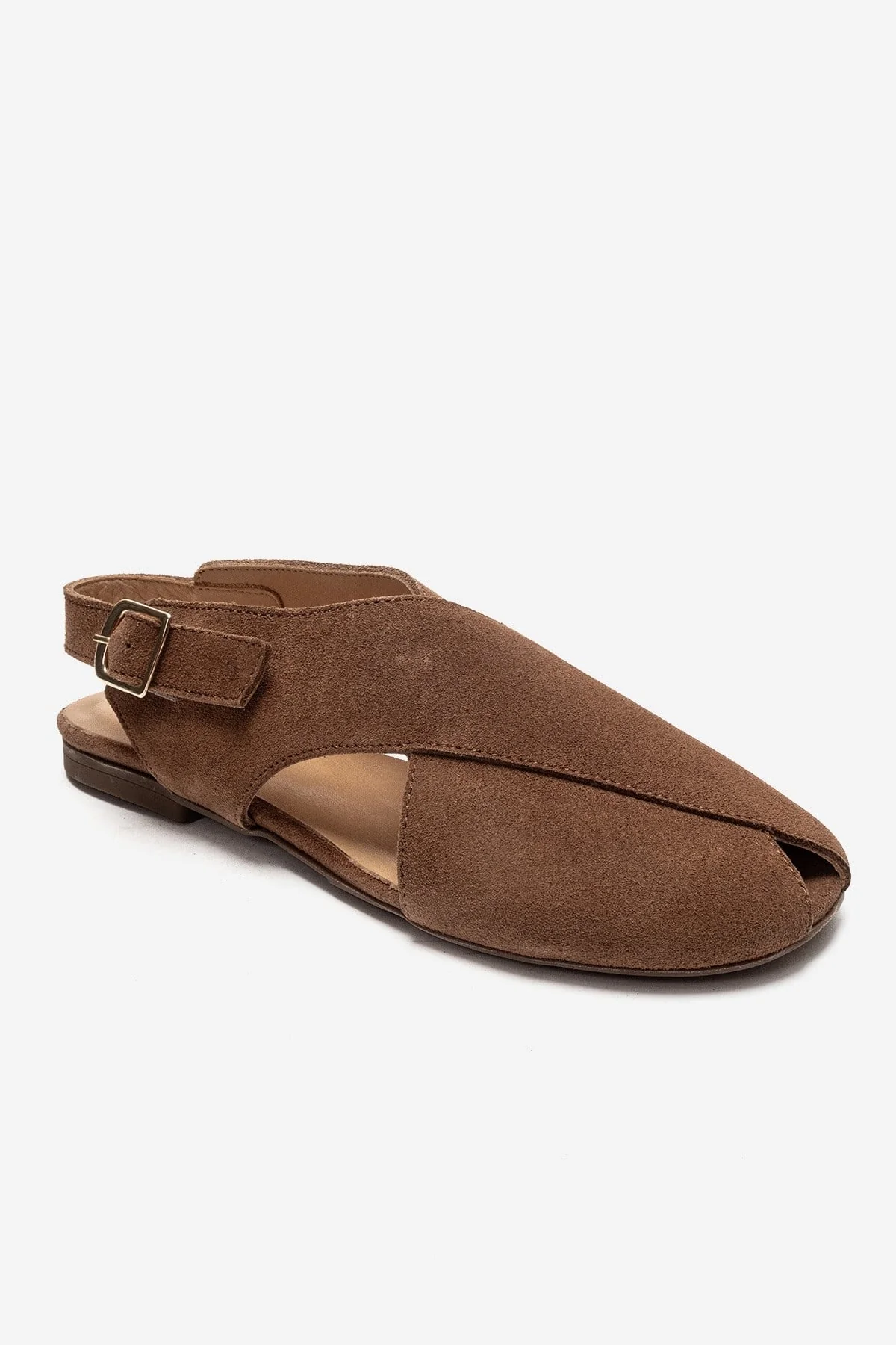 Monaro - Taupe Genuine Leather Sandal (Women) - Image 3