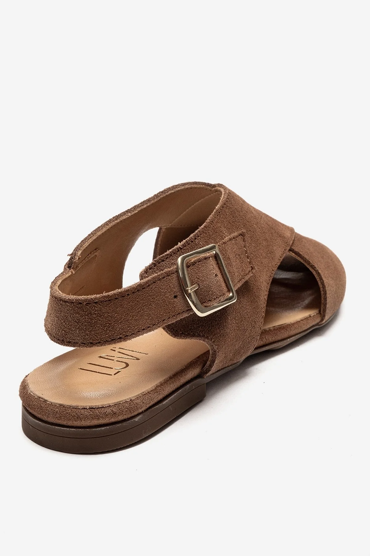 Monaro - Taupe Genuine Leather Sandal (Women) - Image 5