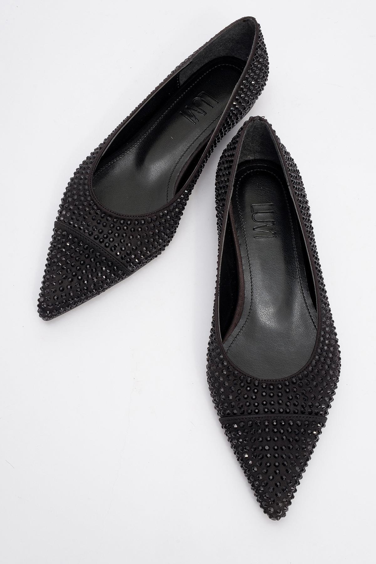 Monteria - Black Ballet Flat (Women) - Image 2