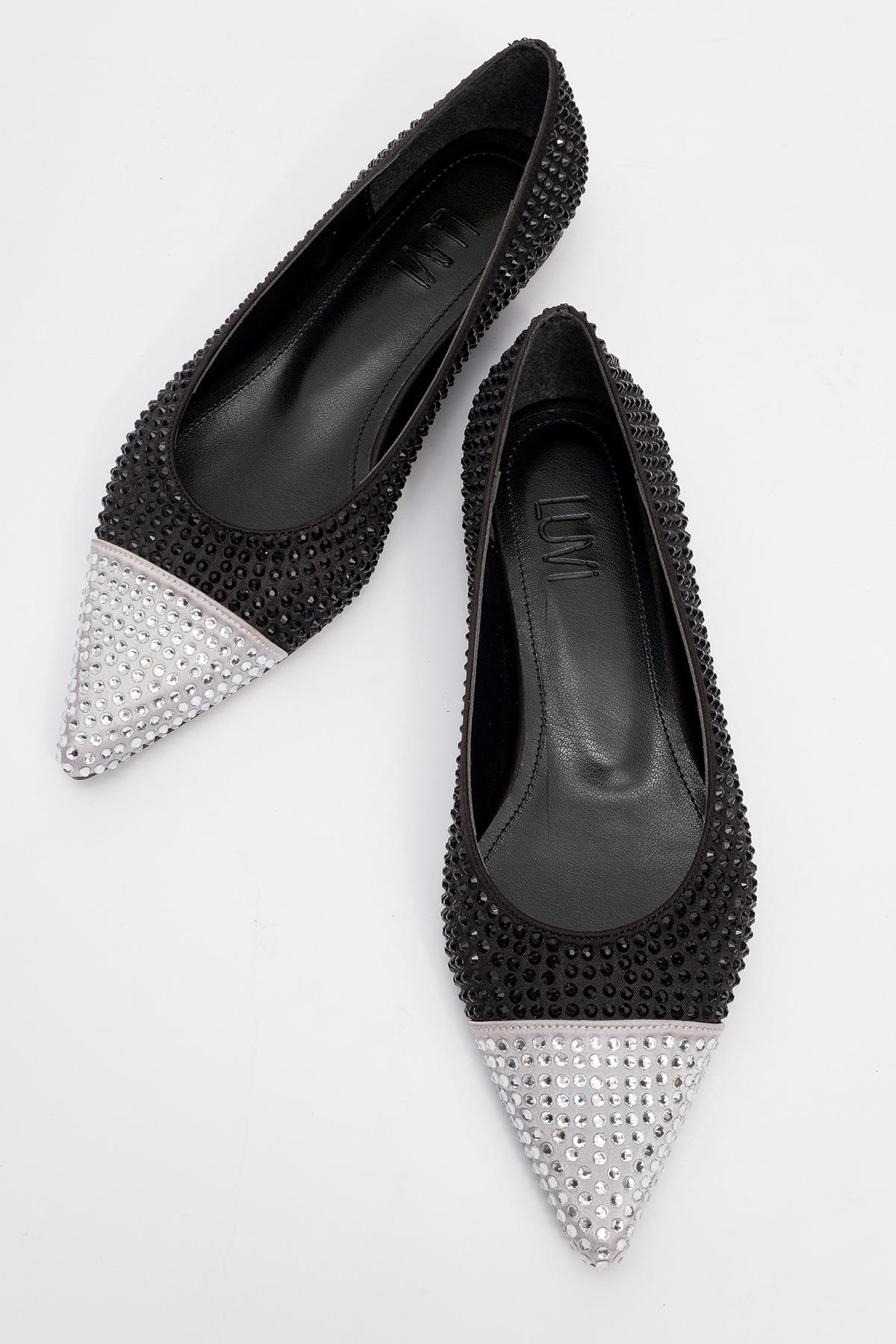 Monteria - Black Silver Ballet Flat (Women) - Image 2