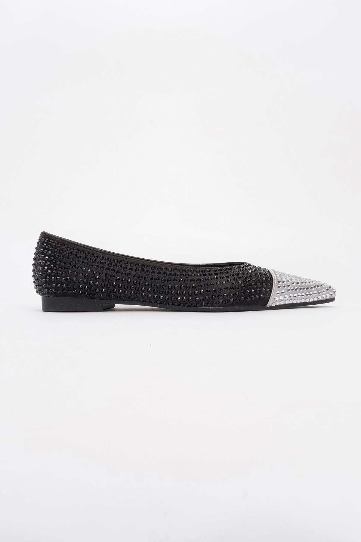 Monteria - Black Silver Ballet Flat (Women) - Image 4