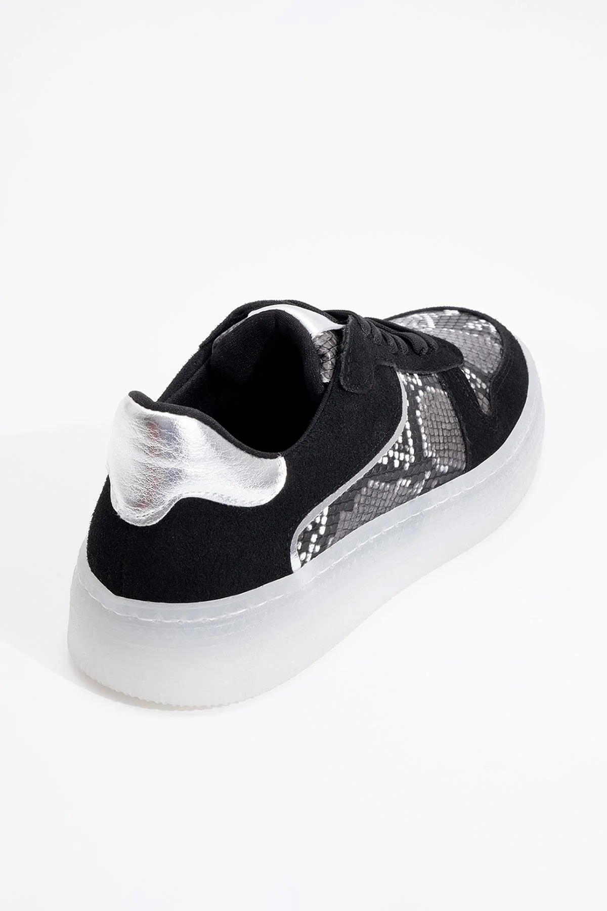 Montero - Black Patterned Sneaker (Women) - Image 4