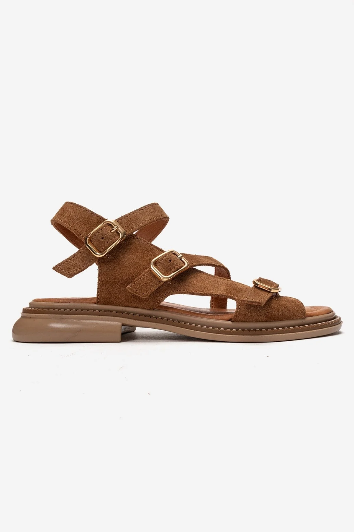 MOREZ - Camel Genuine Leather Sandal (Women) - Image 4