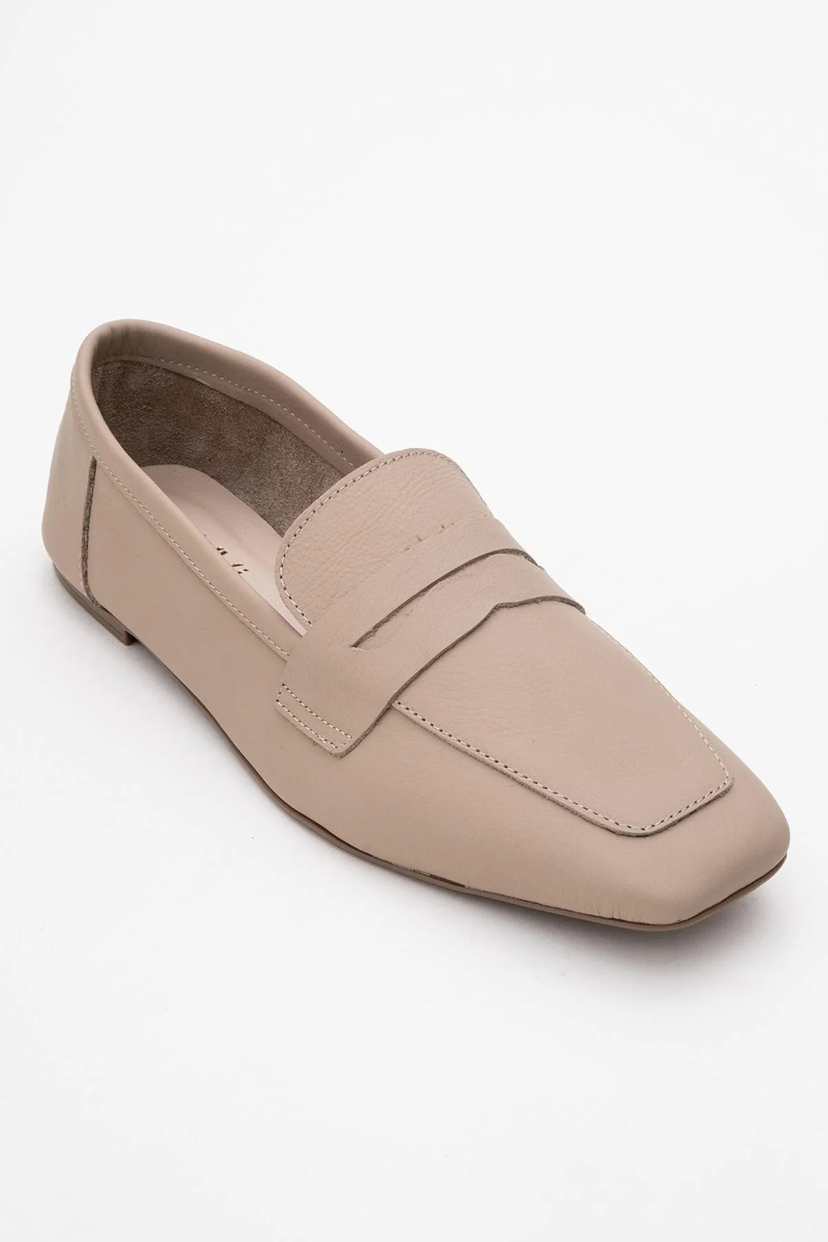 Morne - Dark Beige Leather Loafers - Image 3