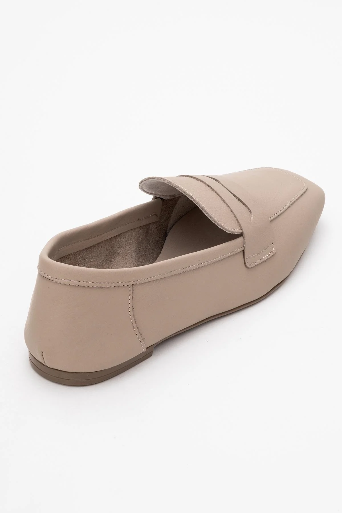 Morne - Dark Beige Leather Loafers - Image 4