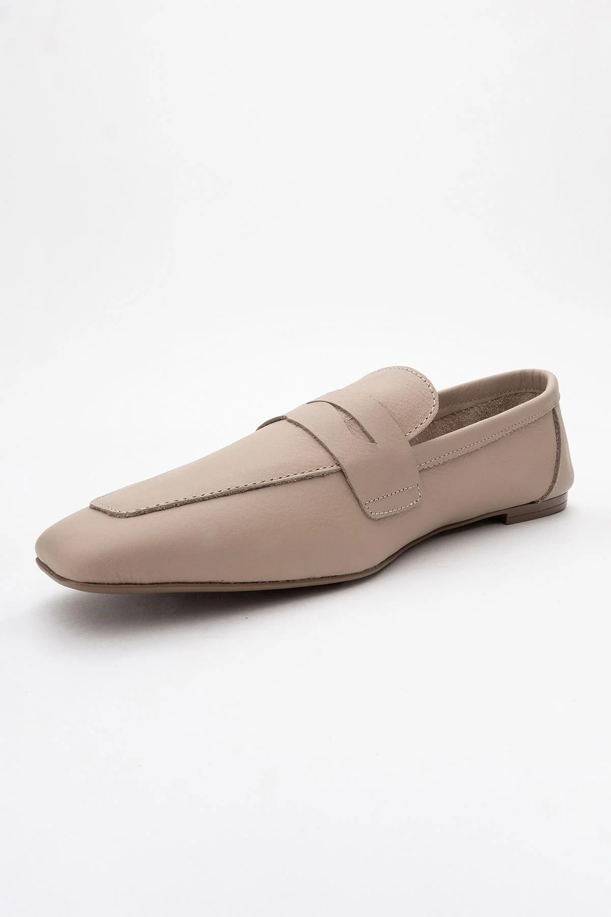 Morne - Dark Beige Leather Loafers - Image 5