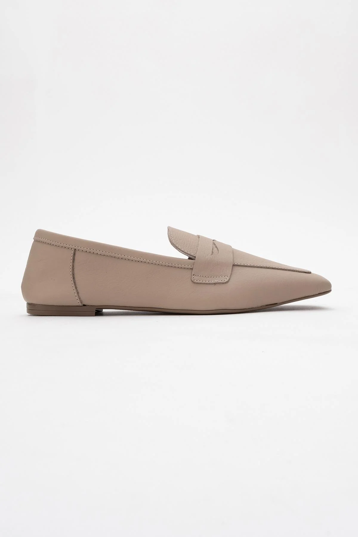 Morne - Dark Beige Leather Loafers - Image 6