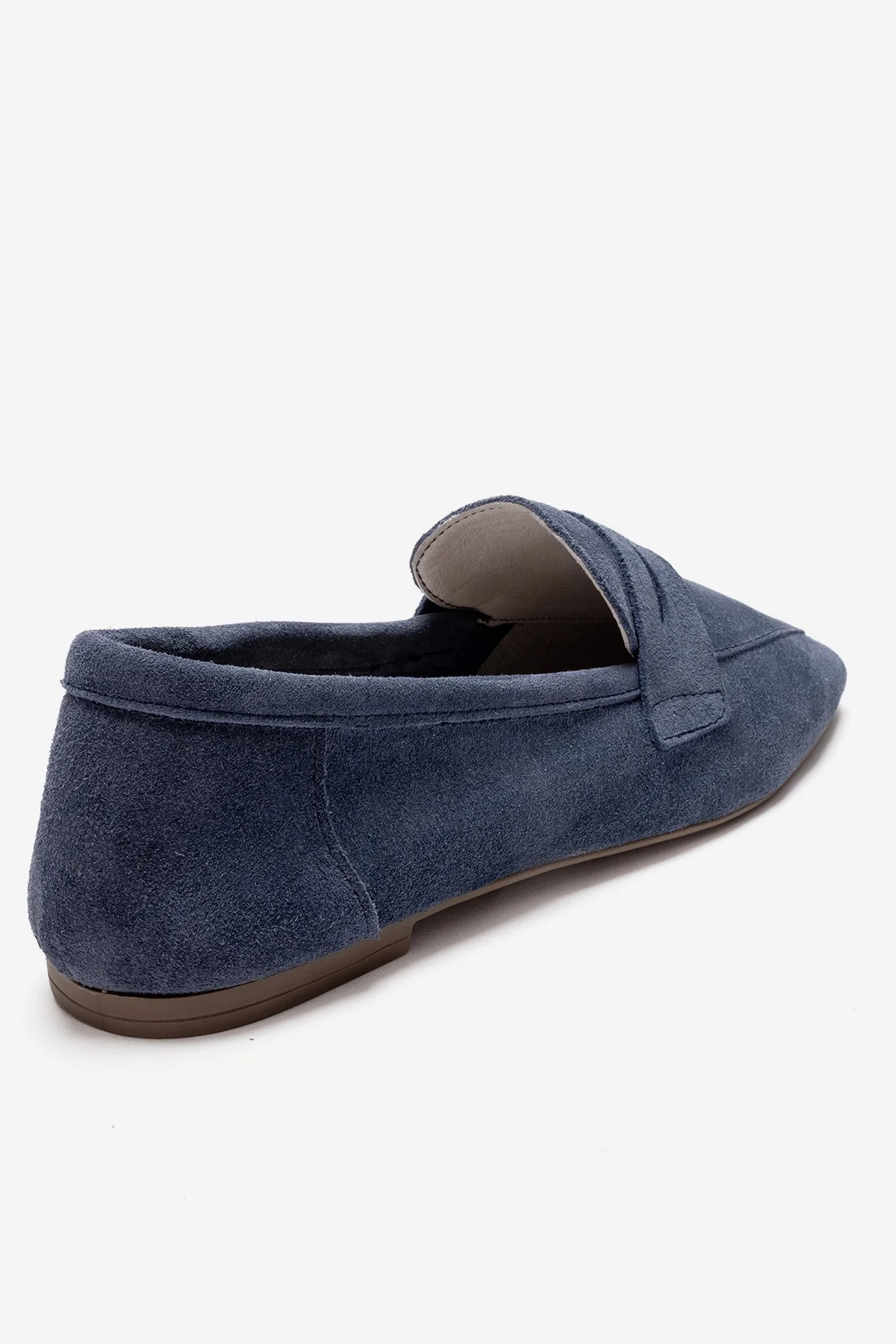 Morne - Navy Genuine Leather Loafer (Women) - Image 5