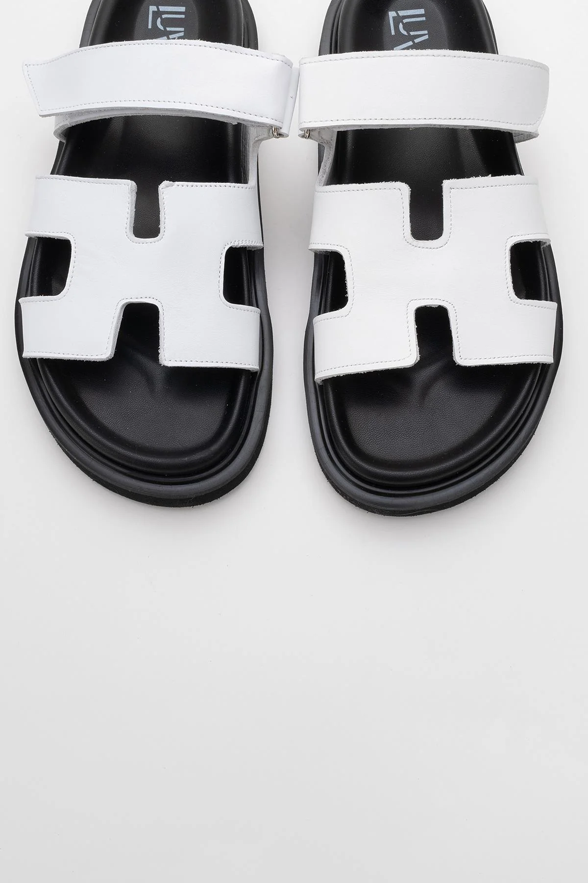 Morte - White Leather Slide Sandal (Women) - Image 2
