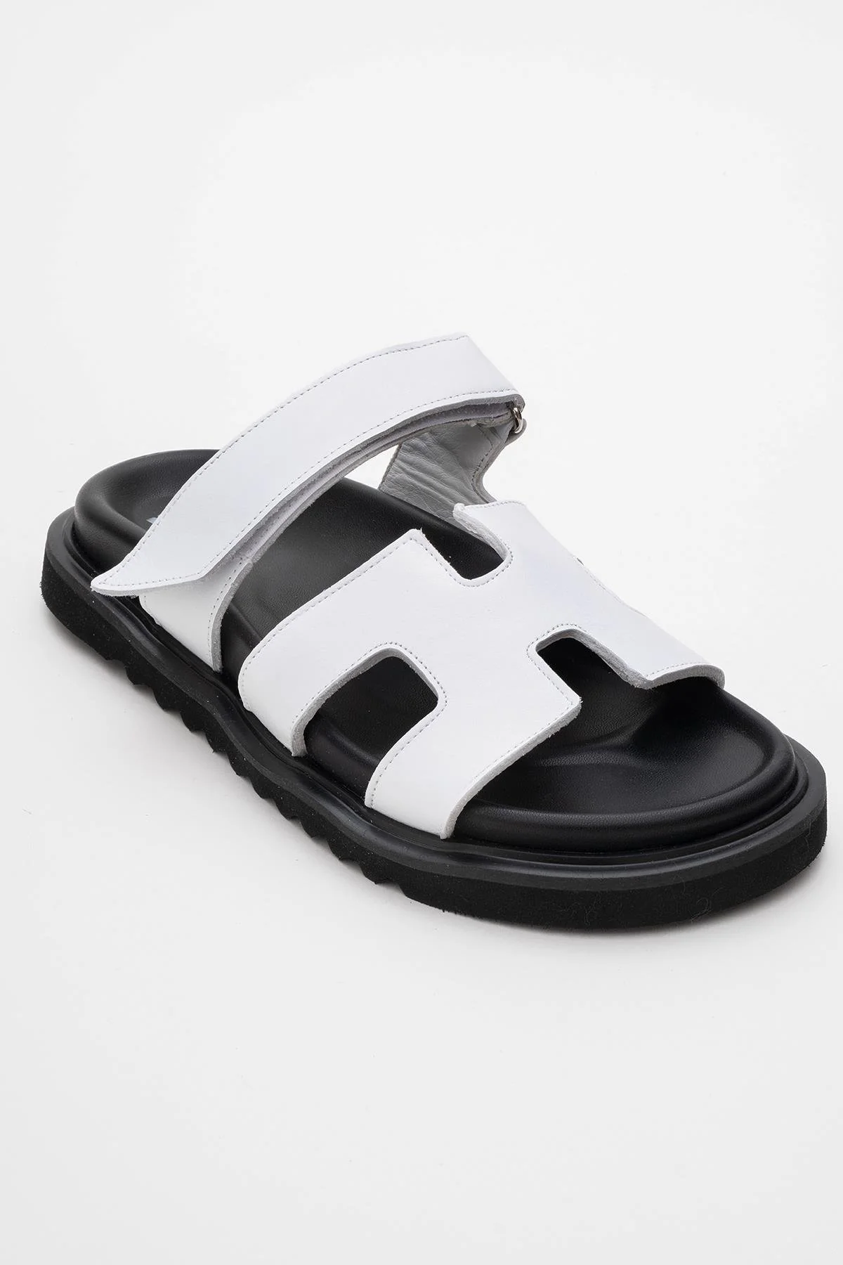 Morte - White Leather Slide Sandal (Women) - Image 3