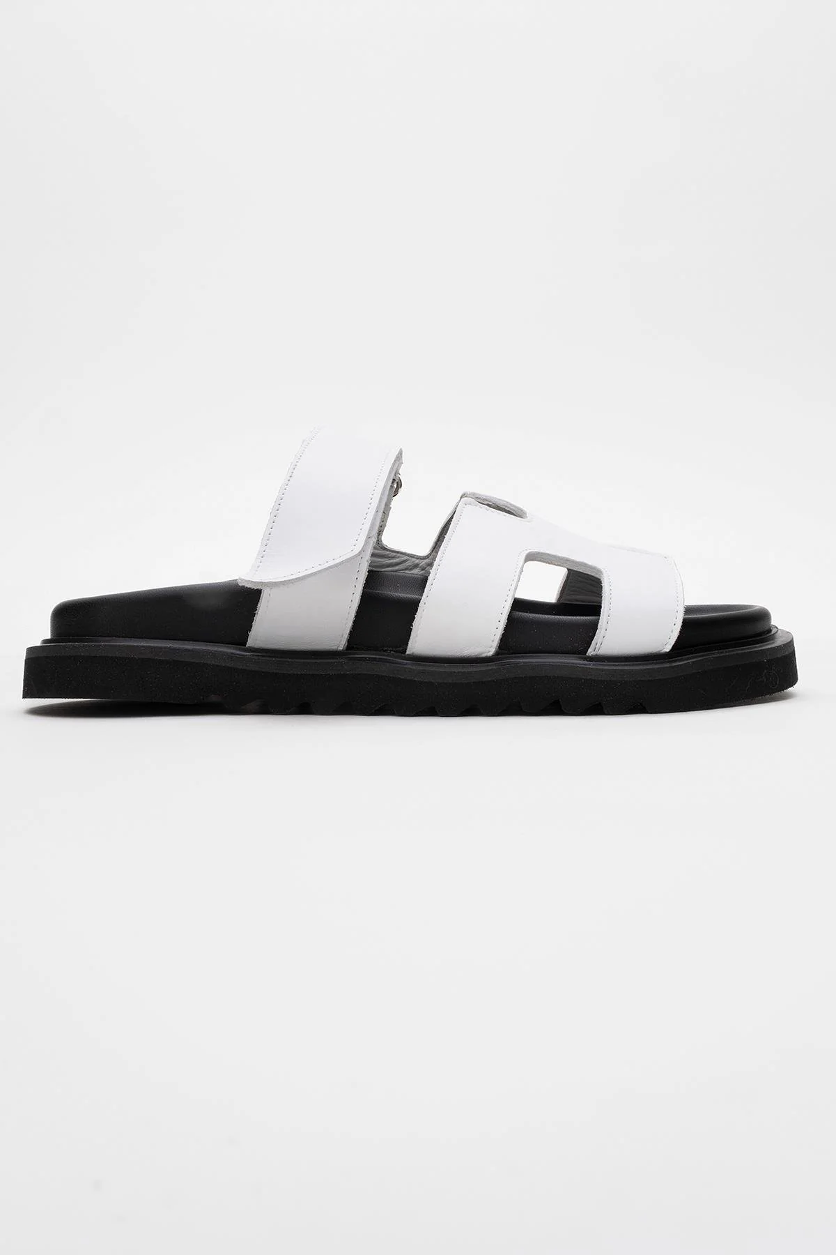 Morte - White Leather Slide Sandal (Women) - Image 6