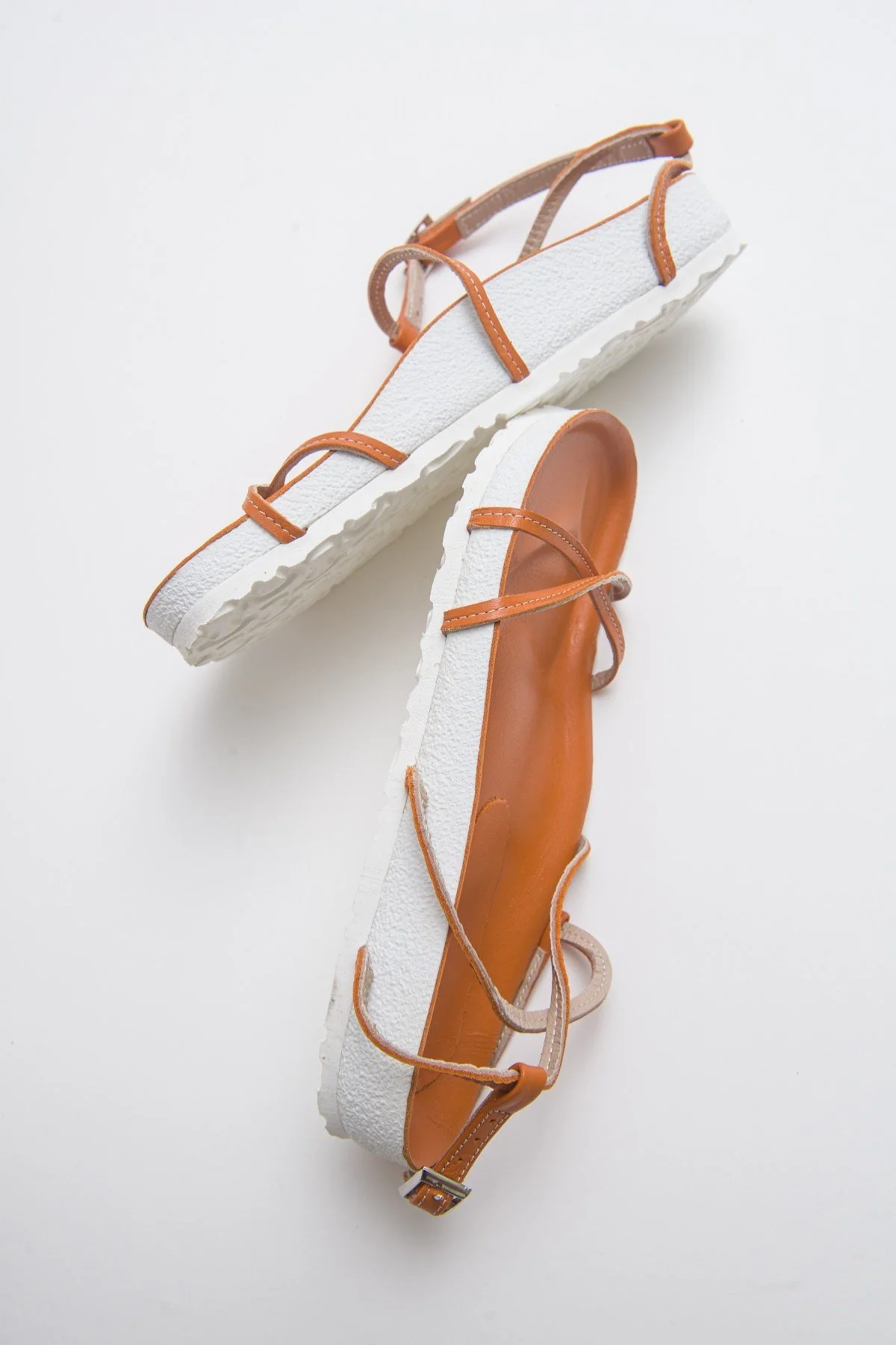 Muse - Orange Genuine Leather Sandal (Women) - Image 5