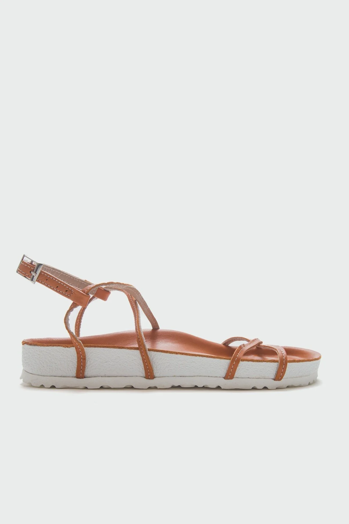 Muse - Orange Genuine Leather Sandal (Women) - Image 6