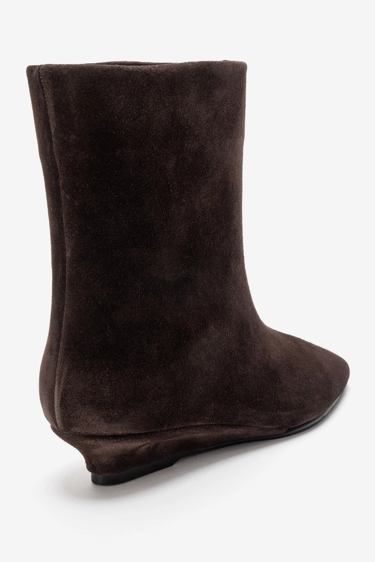 NACHO - Brown Genuine Leather Minimal Block Heel Ankle Boot (Women) - Image 4