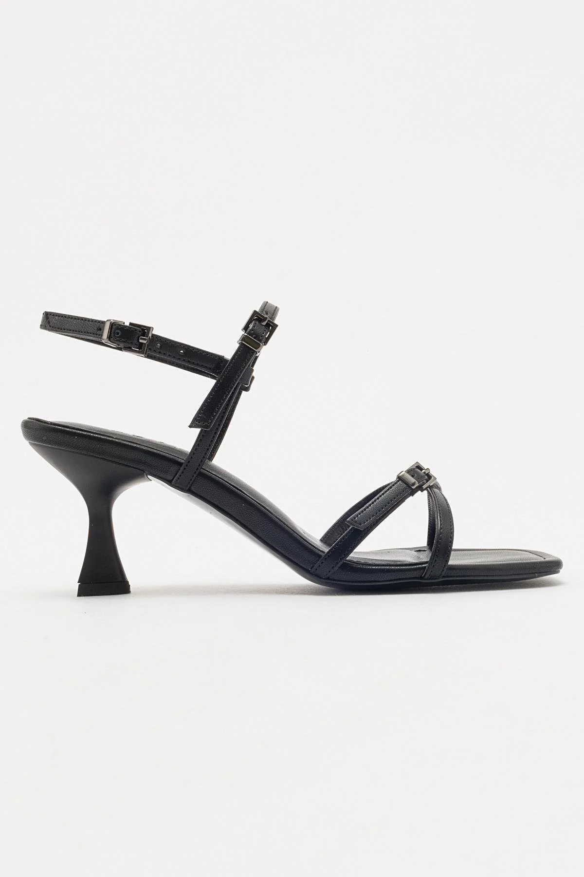 Nebel - Black Heeled Sandal (Women) - Image 6