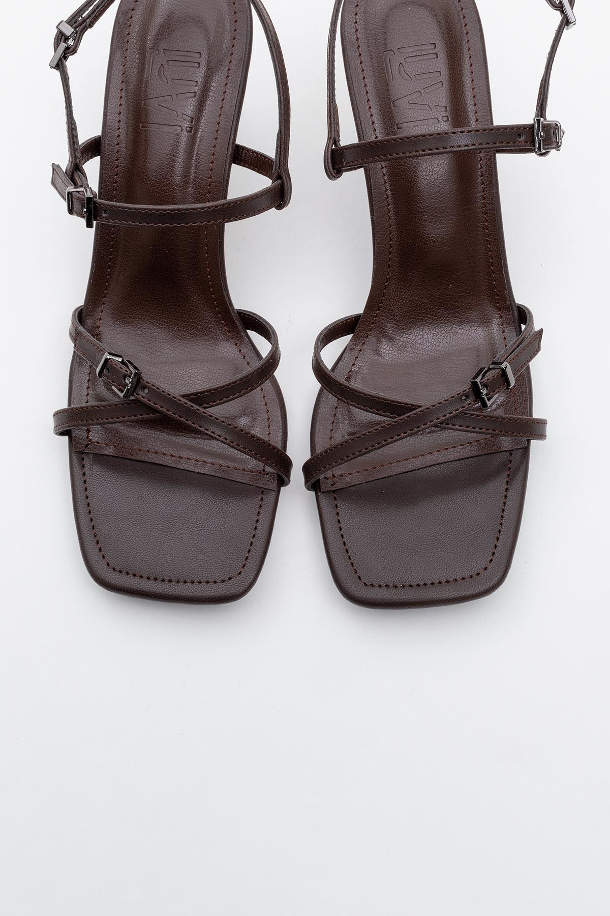Nebel - Cognac Heeled Sandal (Women) - Image 2