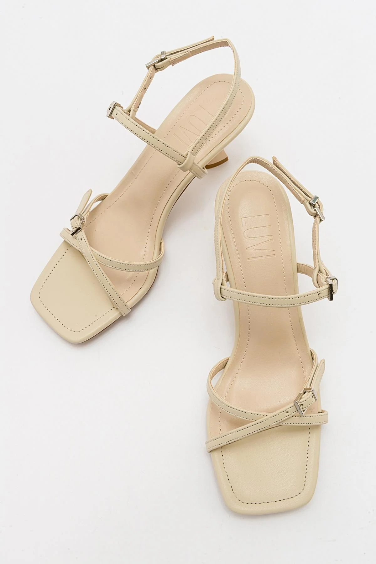 Nebel - Ecru Heeled Sandal (Women) - Image 2