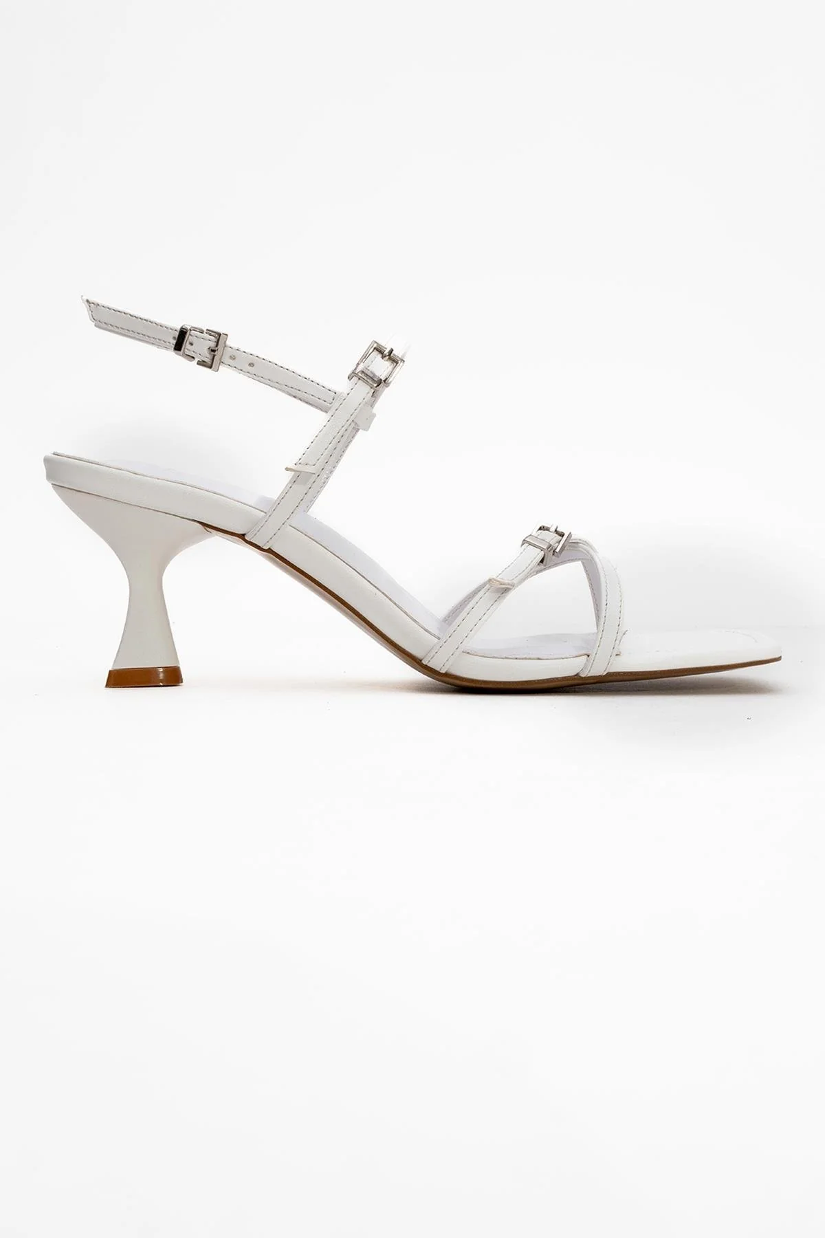 Nebel - White Heeled Sandal (Women) - Image 6