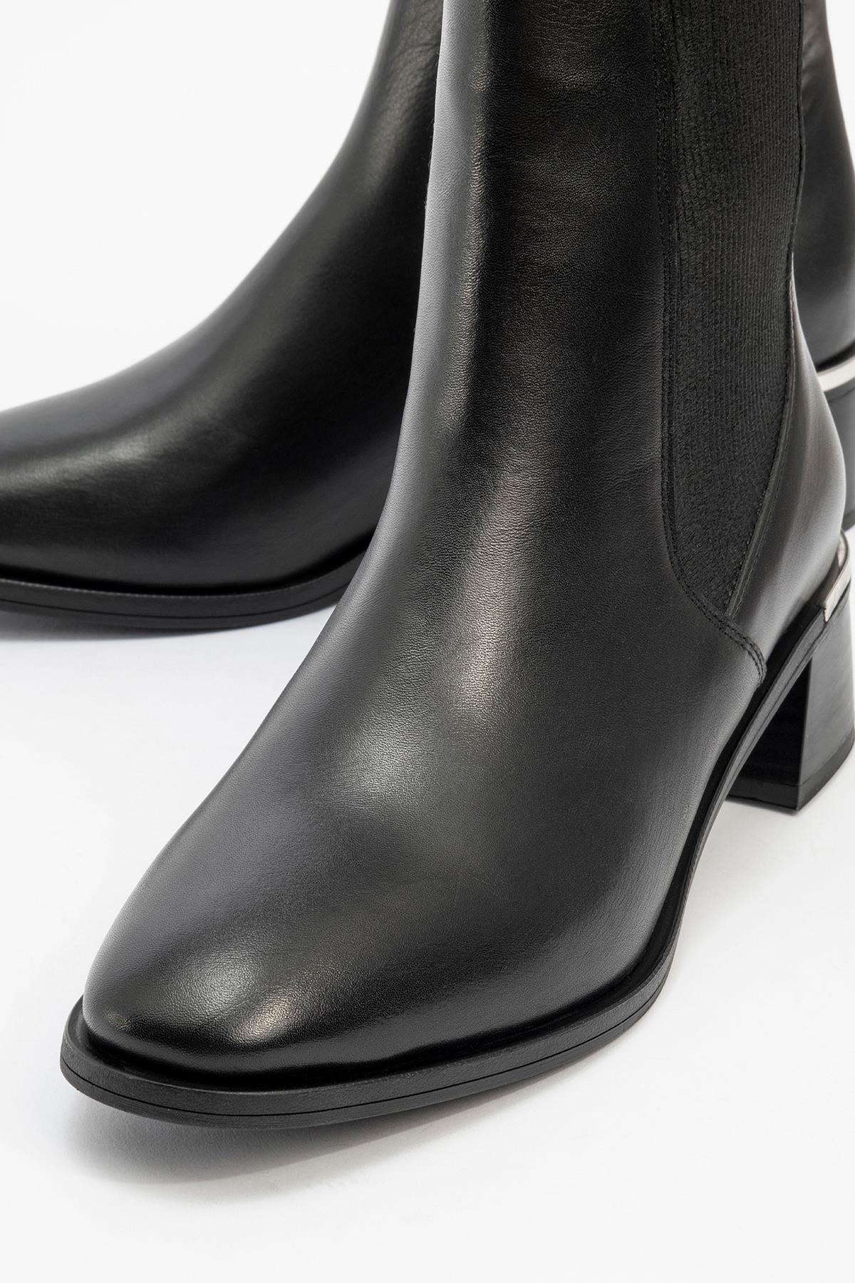 Neiva Black Leather Chelsea Boot (Women) - Image 3