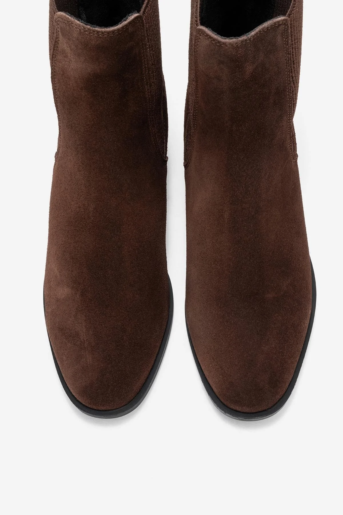 Neiva - Brown Suede Genuine Leather Chelsea Boot (Women) - Image 2