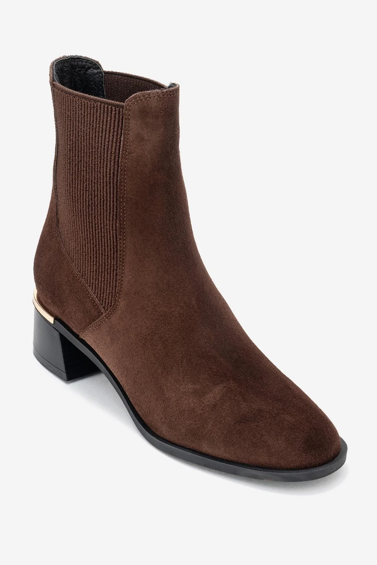 Neiva - Brown Suede Genuine Leather Chelsea Boot (Women) - Image 3