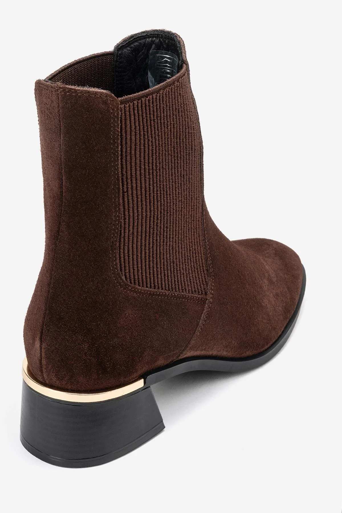 Neiva - Brown Suede Genuine Leather Chelsea Boot (Women) - Image 5
