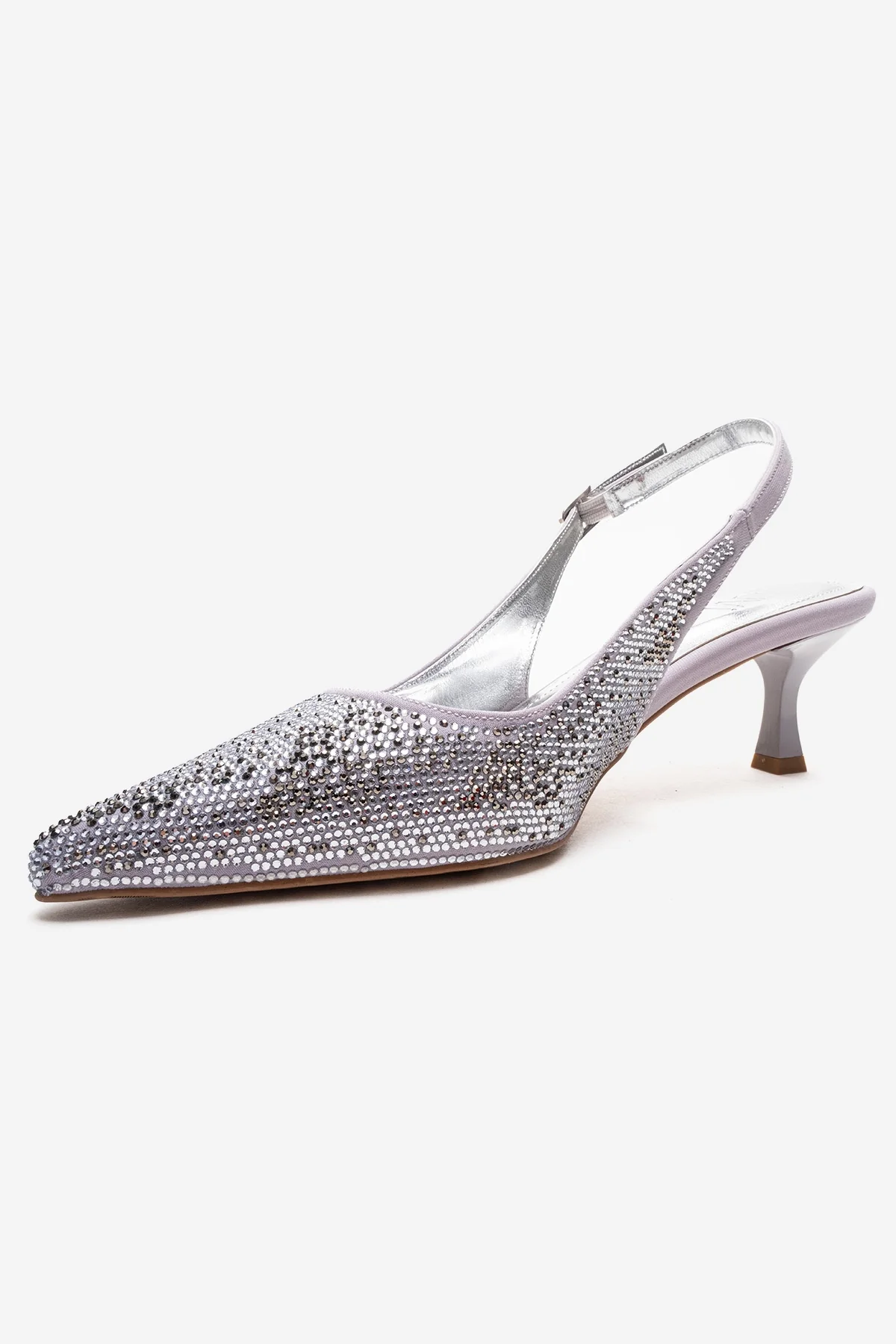 NELLA - Silver Jeweled Slingback Stiletto Pump (Women) - Image 6