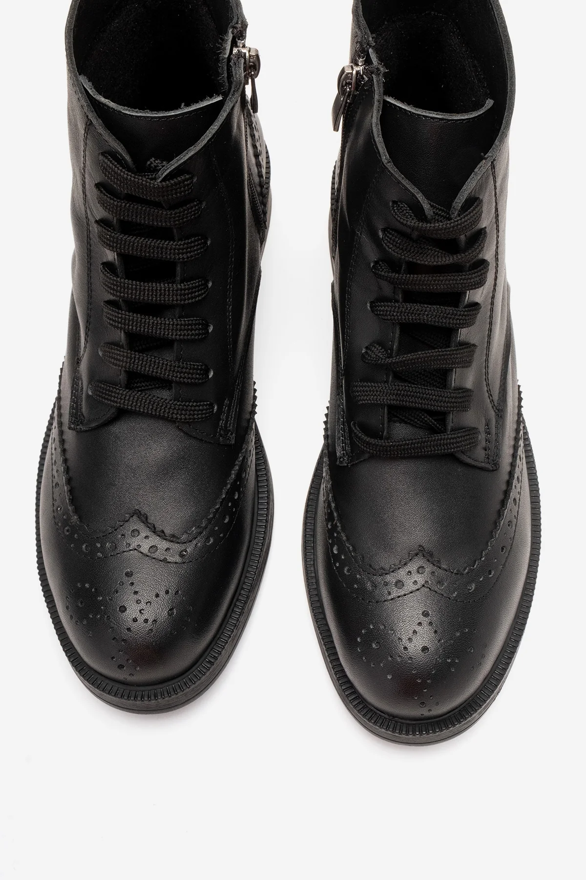 Nelvy - Black Genuine Leather Boot (Women) - Image 2