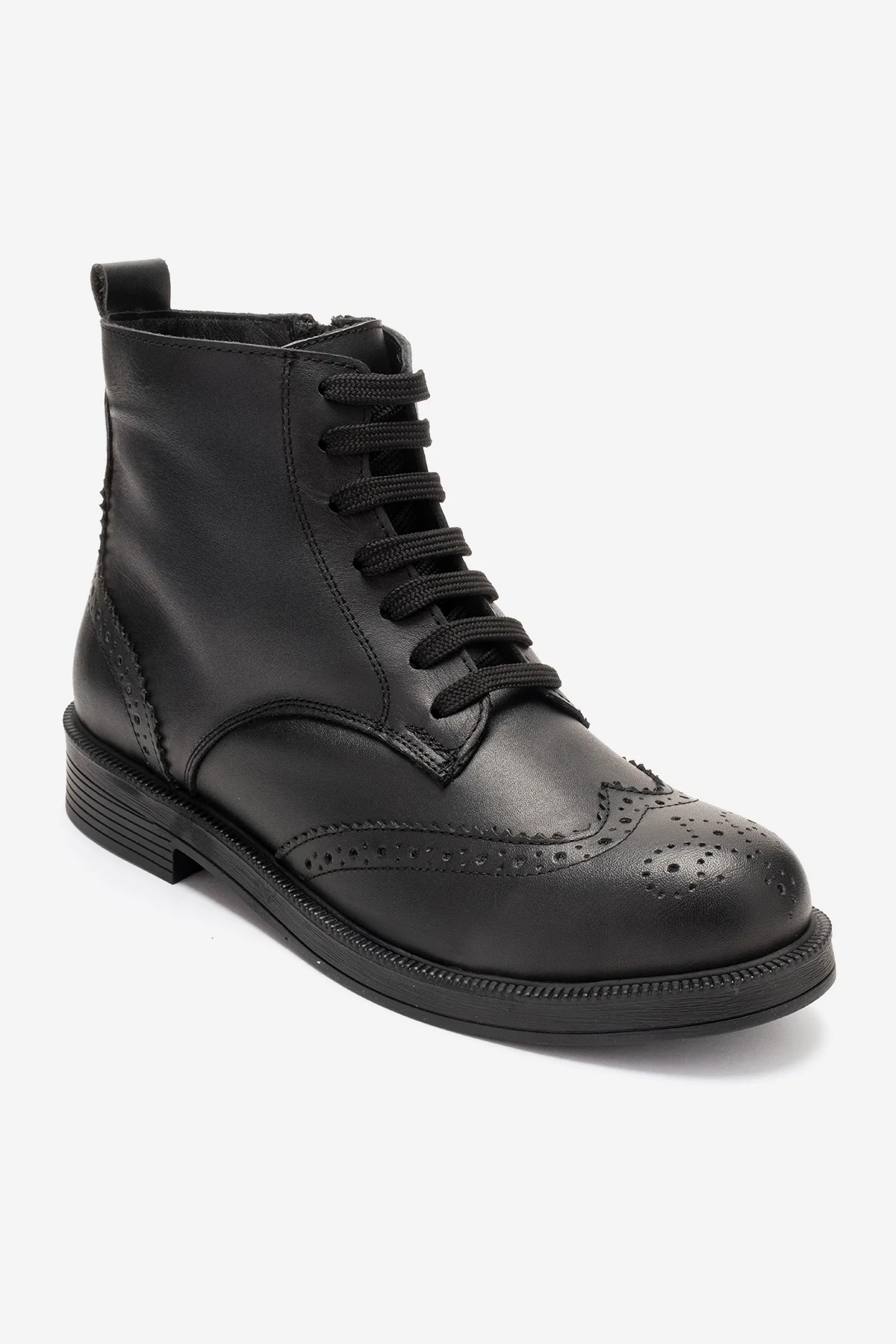 Nelvy - Black Genuine Leather Boot (Women) - Image 4