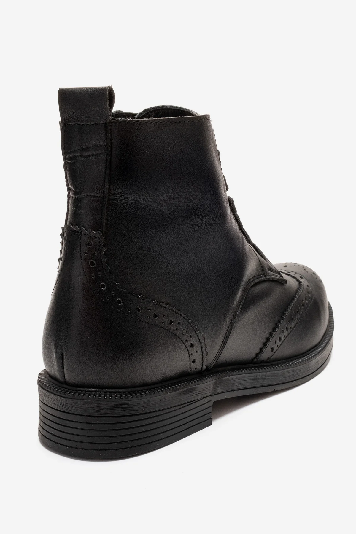 Nelvy - Black Genuine Leather Boot (Women) - Image 5