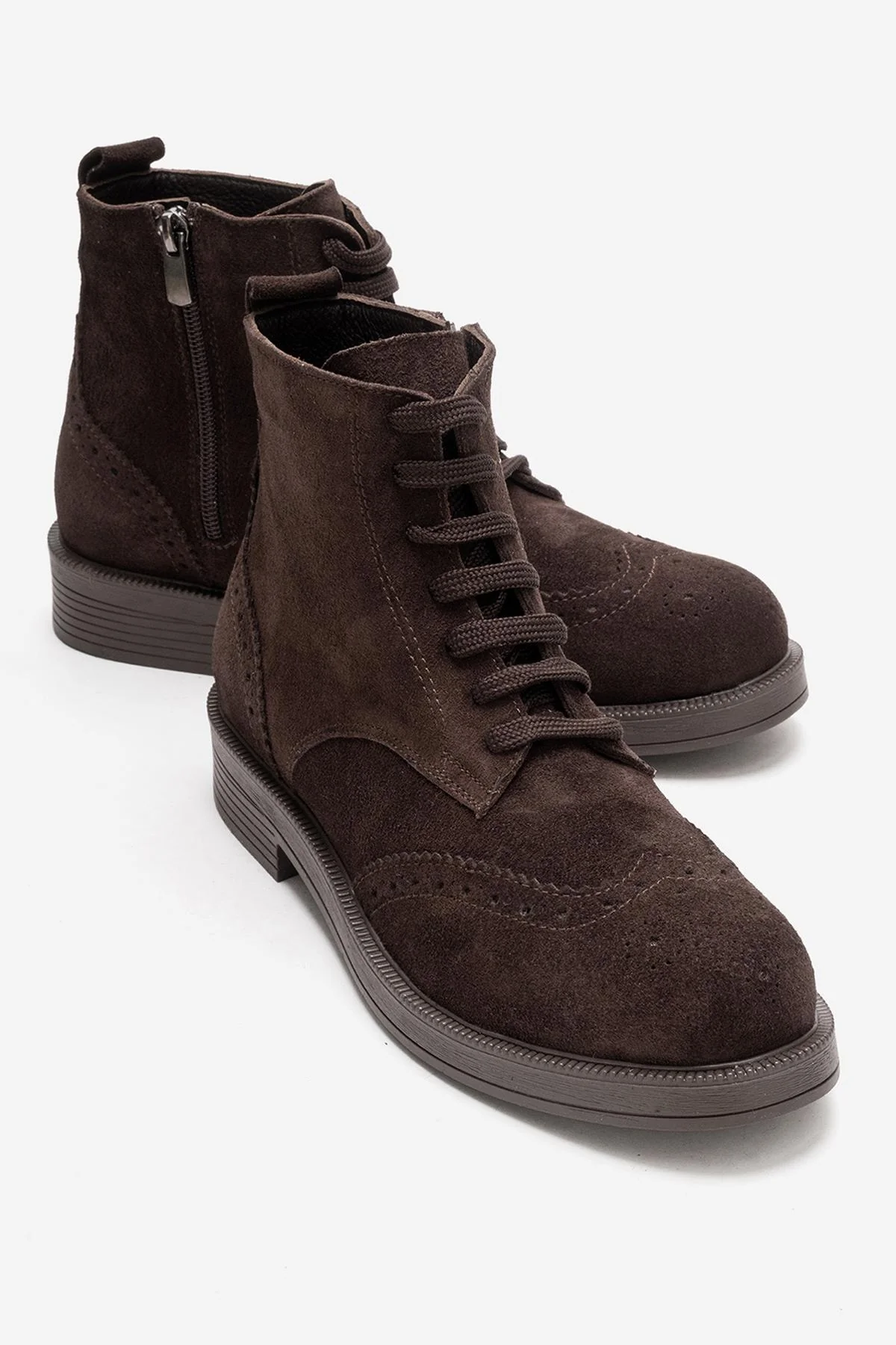NELVY - Cognac Genuine Leather Boot (Women)