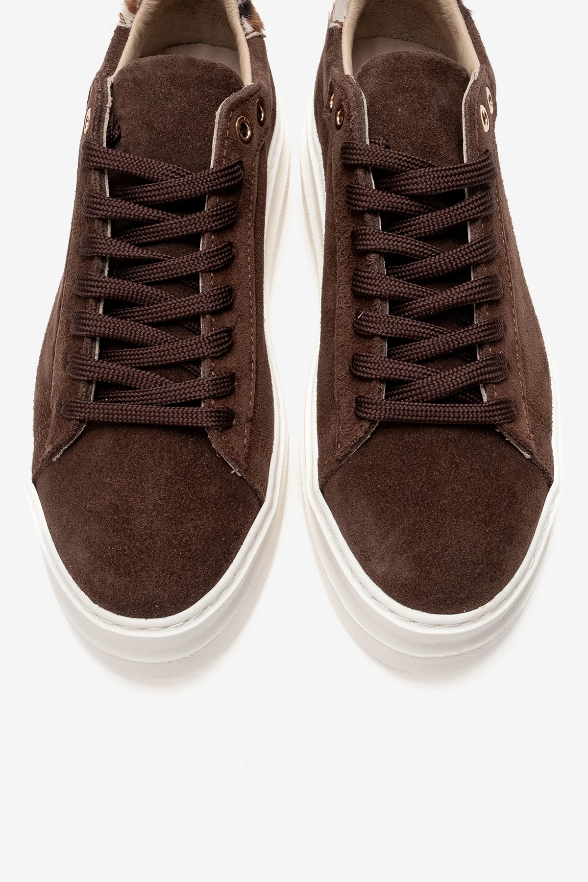 Nera - Brown Genuine Leather Casual Sneaker (Women) - Image 2