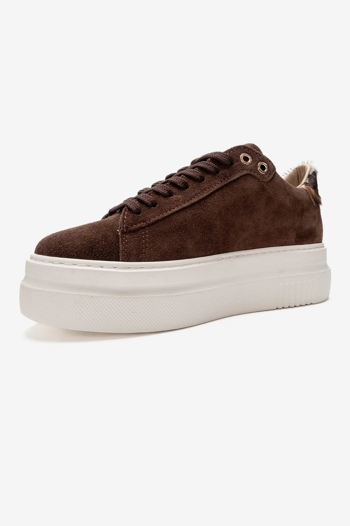 Nera - Brown Genuine Leather Casual Sneaker (Women) - Image 4