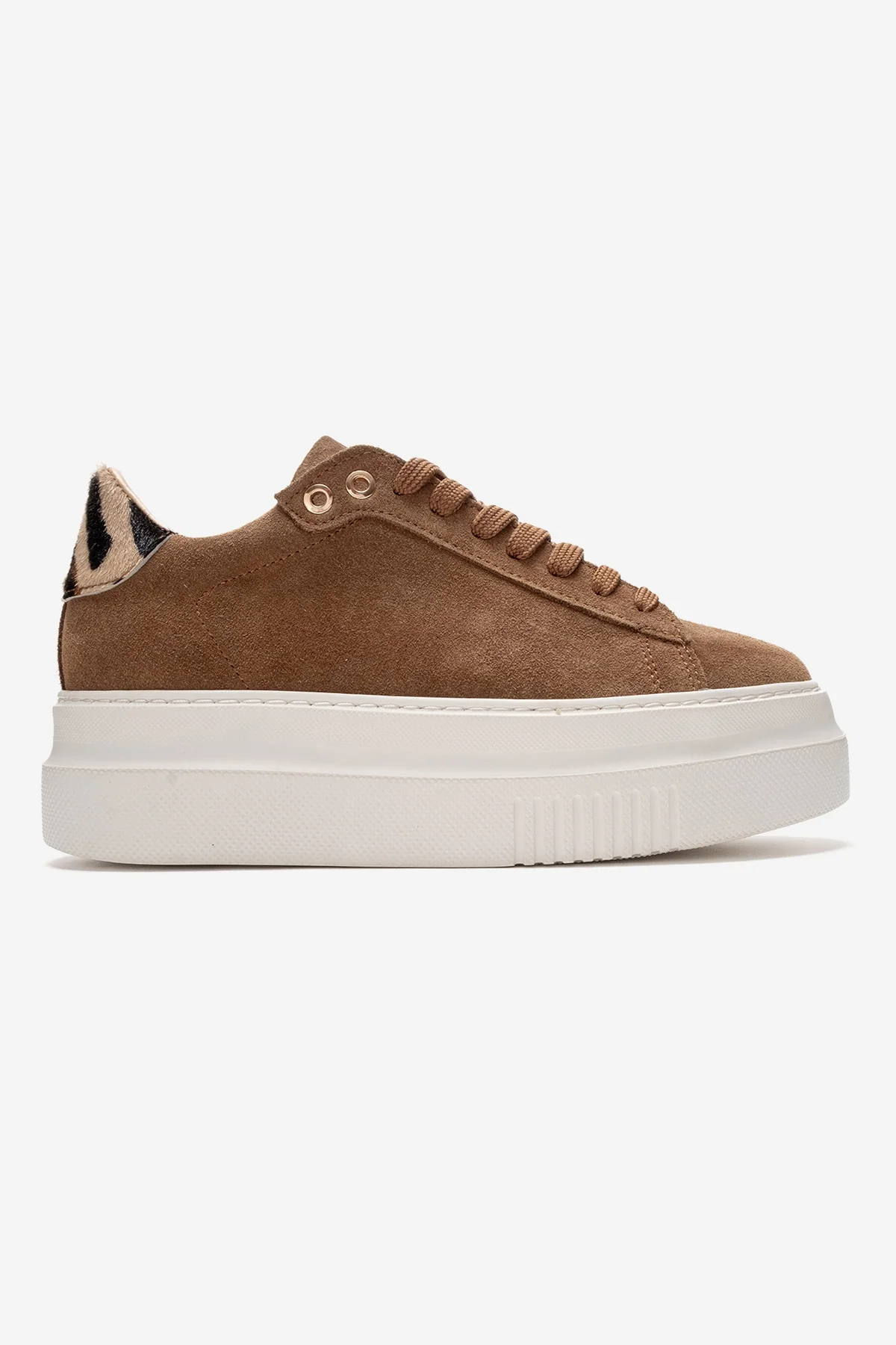 Nera - Camel Genuine Leather Casual Sneaker (Women) - Image 6