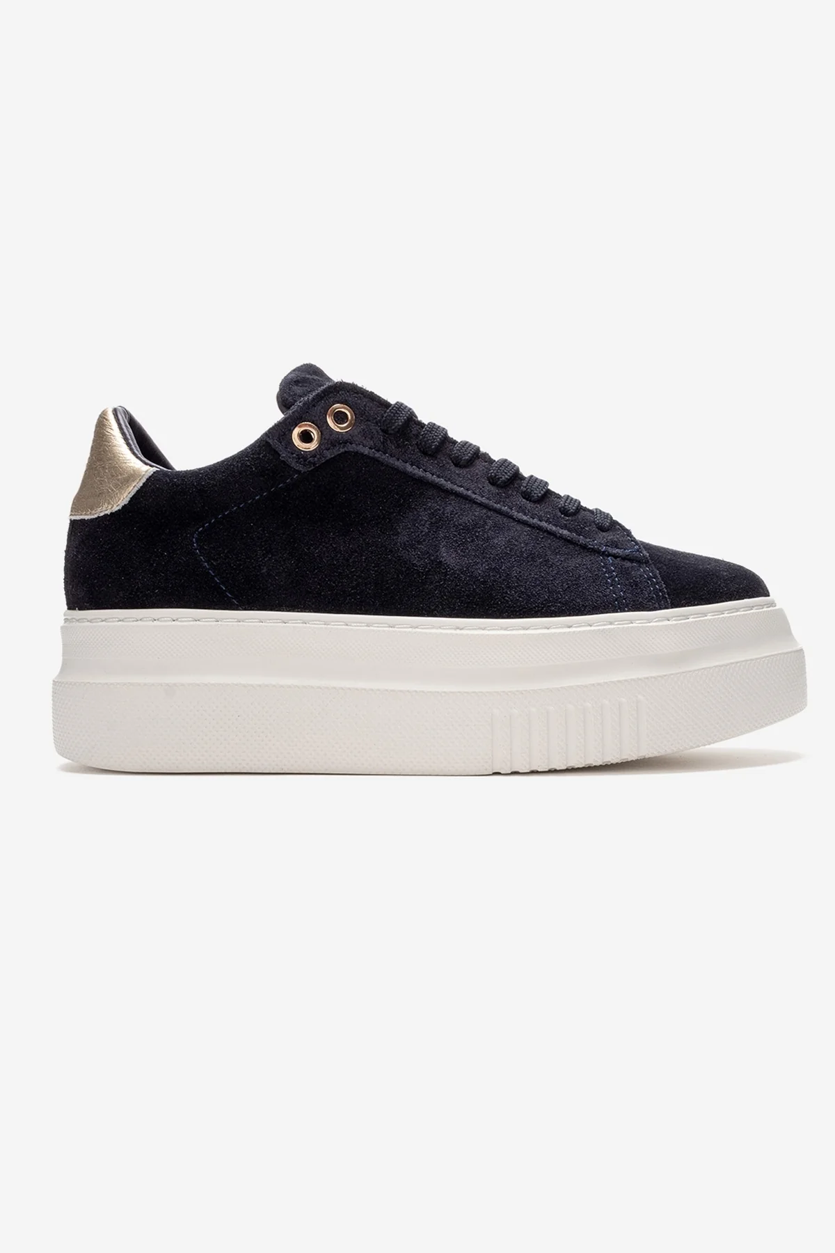 Nera - Navy Genuine Leather Casual Sneaker (Women) - Image 6