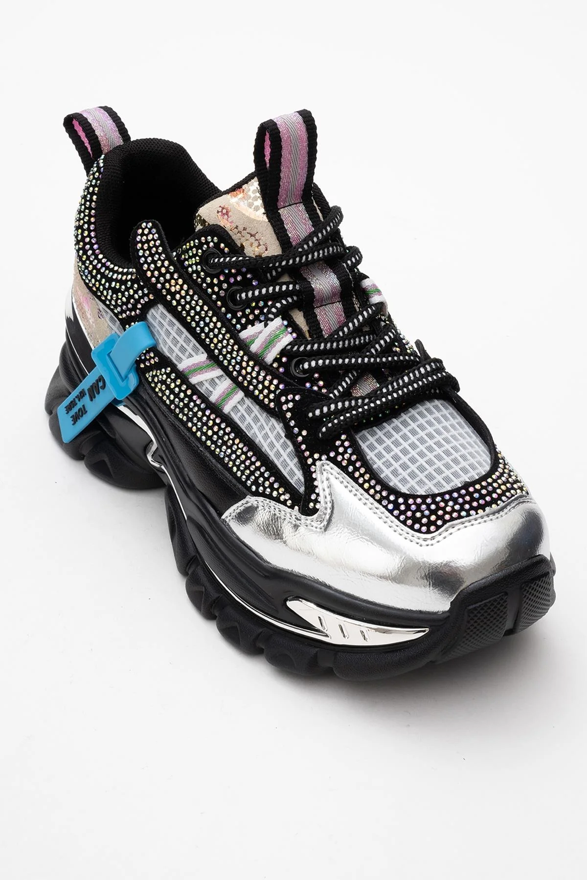 Noi - Black Silver Sneaker (Women) - Image 3