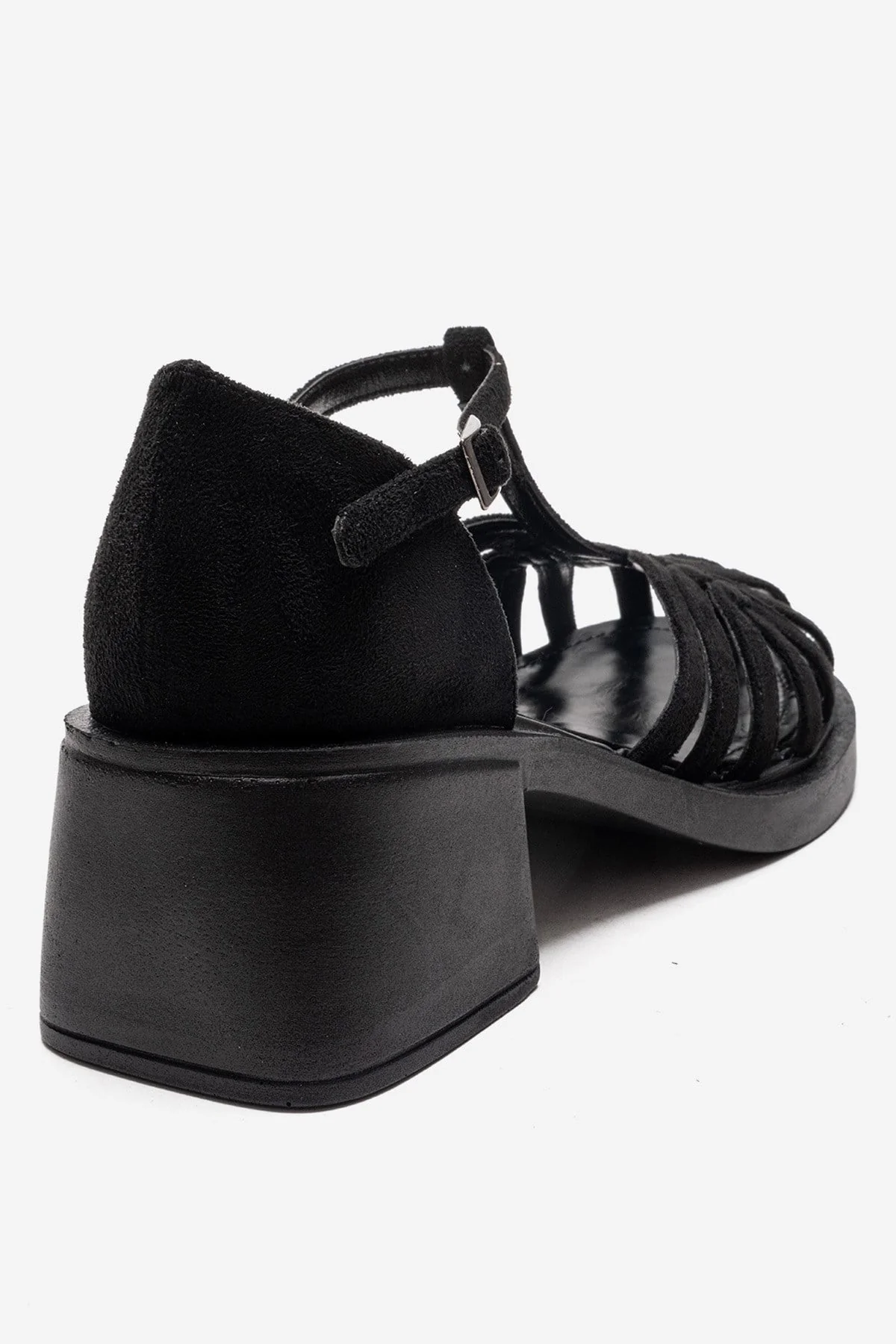 Nolana - Black Block Heel Sandal (Women) - Image 5